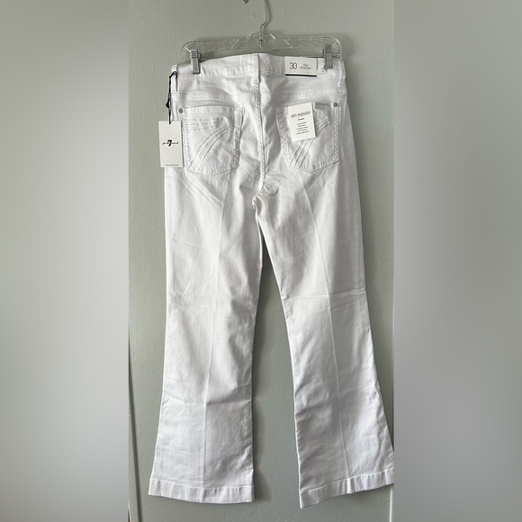 7 For All Mankind Dojo Casablanca Flare Leg Trouser Jean Size 30 NWT - Picture 6 of 6